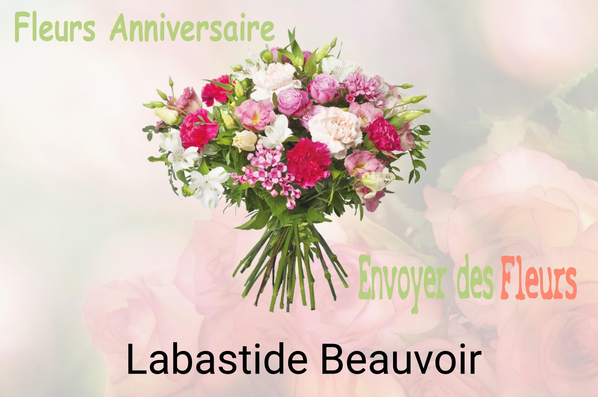 Bouquet de fleurs d’anniversaire livré à Labastide-Beauvoir