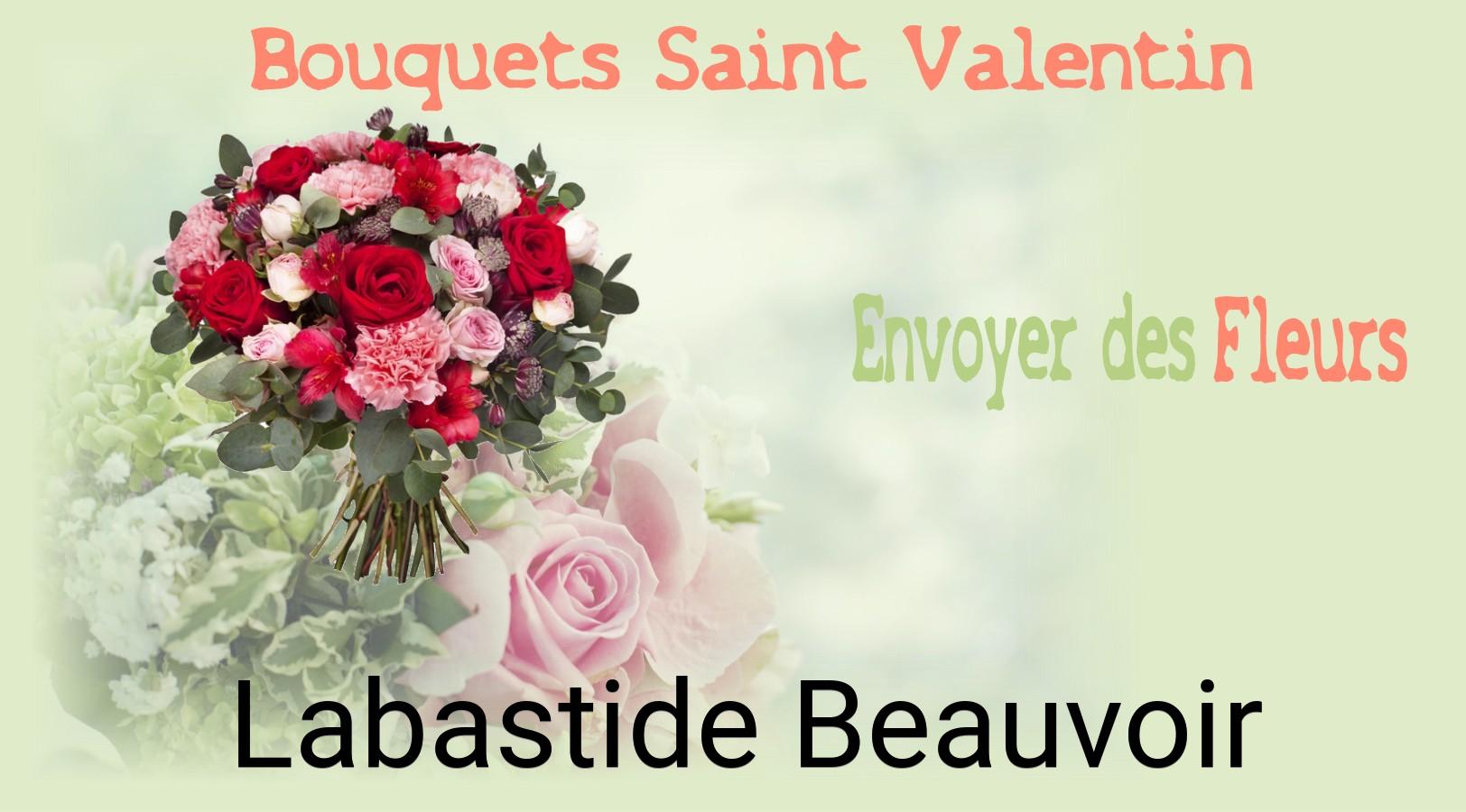 Roses de Saint-Valentin livrées à Labastide-Beauvoir